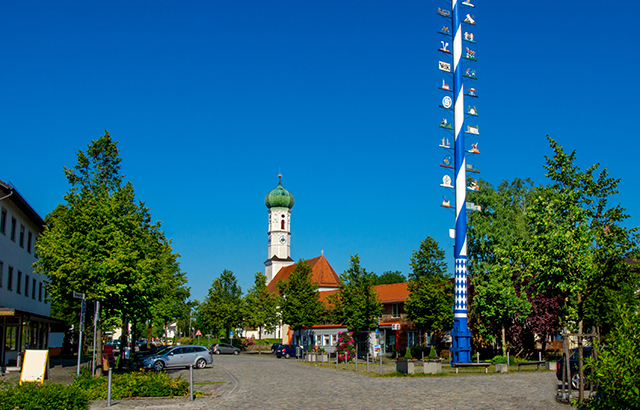 Ortsmitte von Kirchheim, Foto Gemeinde Kirchheim