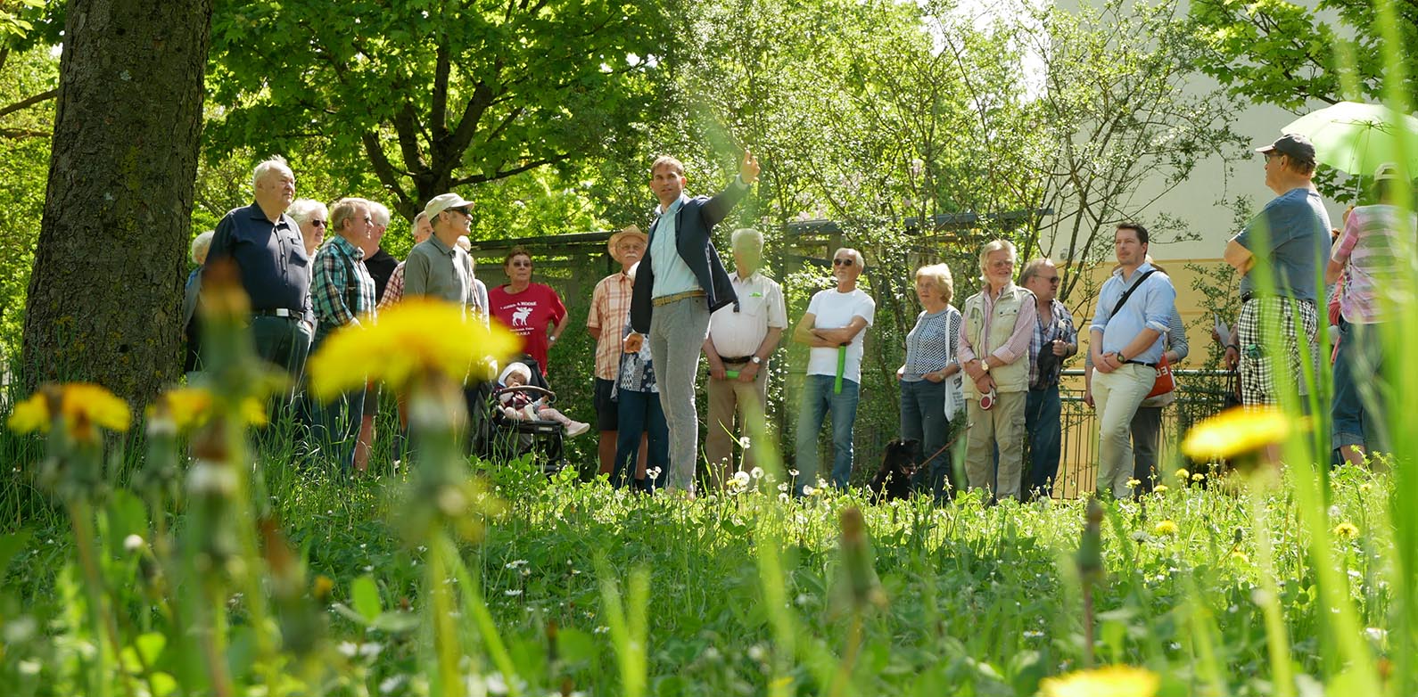 Führungen über das Gartenschaugelände, Foto: J. Dietrich